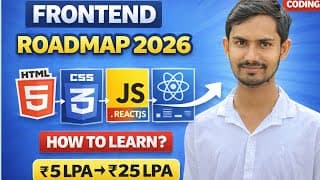 How to Study Frontend Development in 2026 | HTML CSS JS React Roadmap