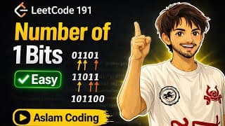 LeetCode 191 | Number of 1 Bits (Easy) π₯ Bit Manipulation Explained